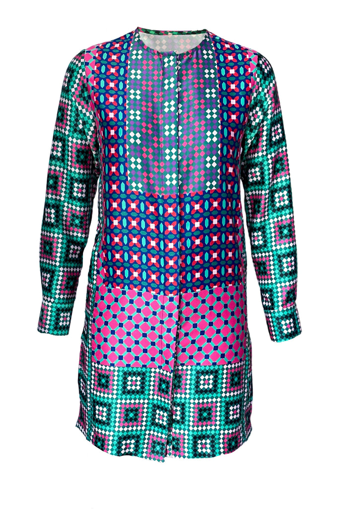 MOROCCAN TILE PRINTED PANT - dash and dot dash and dot