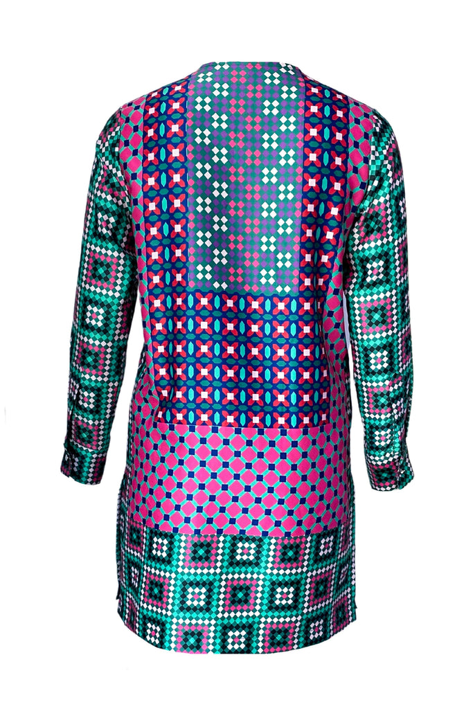 MOROCCAN TILE PRINTED PANT - dash and dot dash and dot