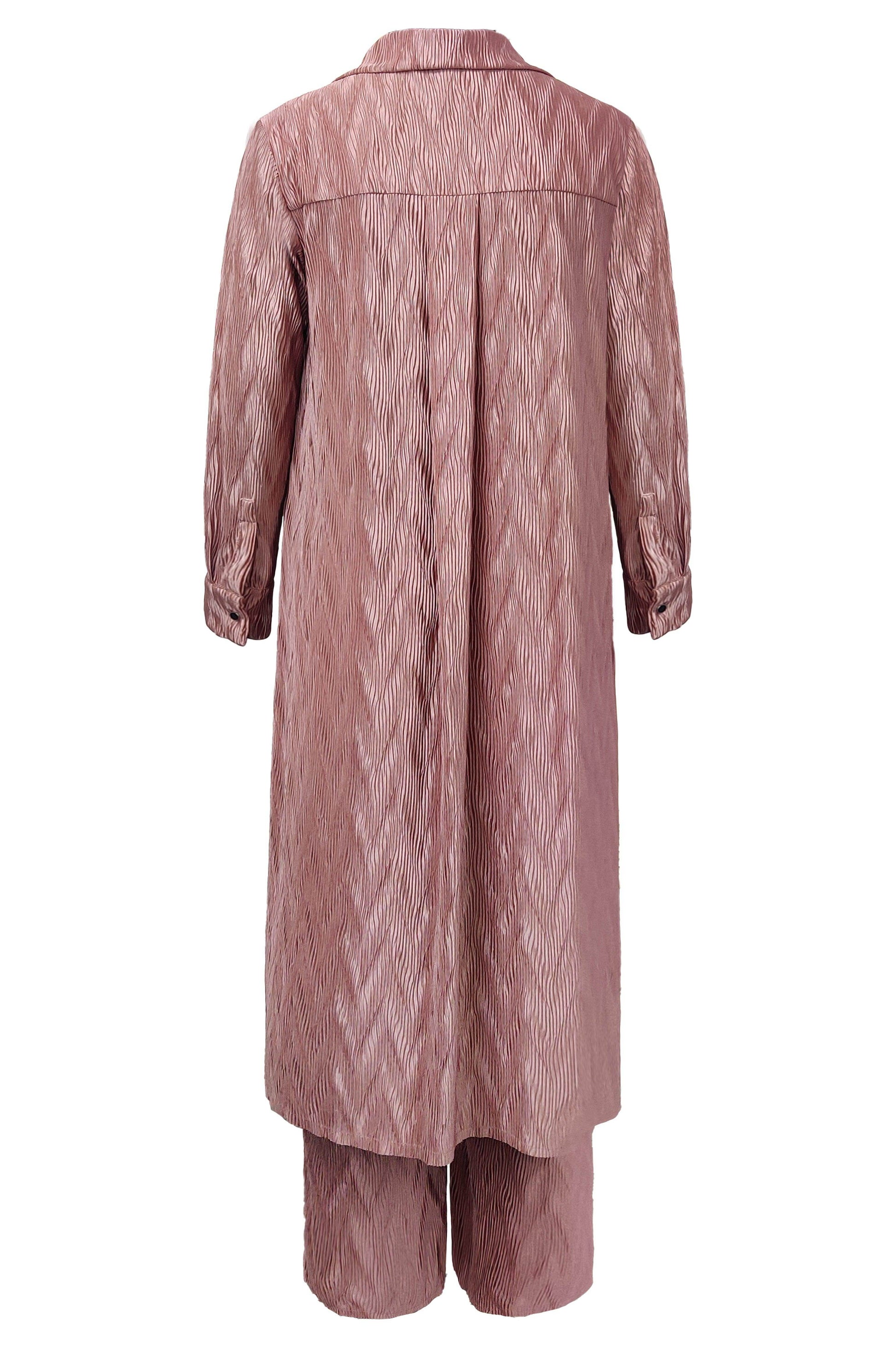 PINK PLEATED TOP - dash and dot