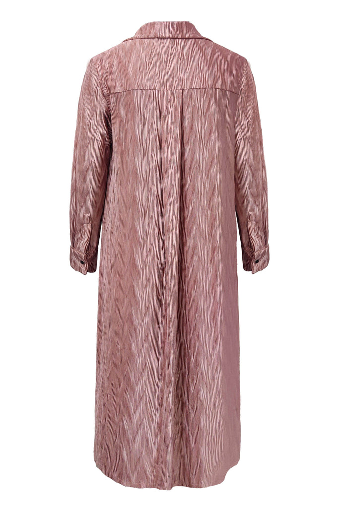 PINK PLEATED TOP - dash and dot dash and dot