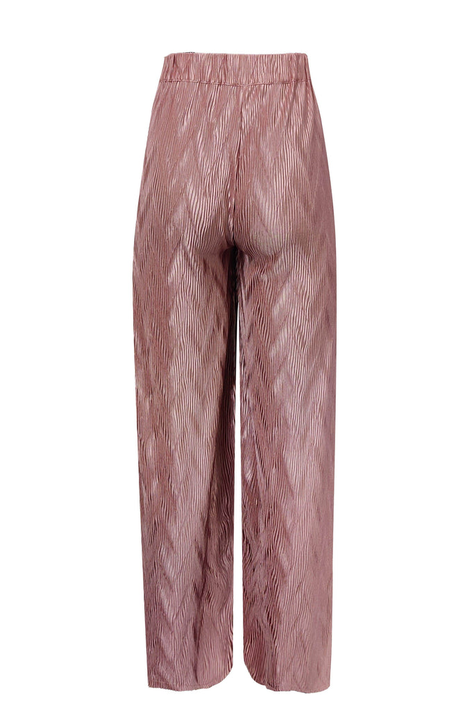 PINK PLEATED PANT - dash and dot dash and dot