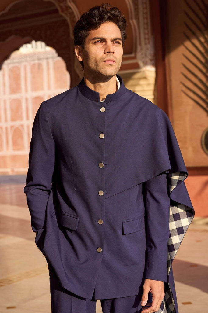 DRAPED PANEL SUIT - dash and dot dash and dot