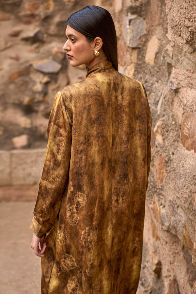 PATTERNED NECK SCARF DRESS - dash and dot dash and dot