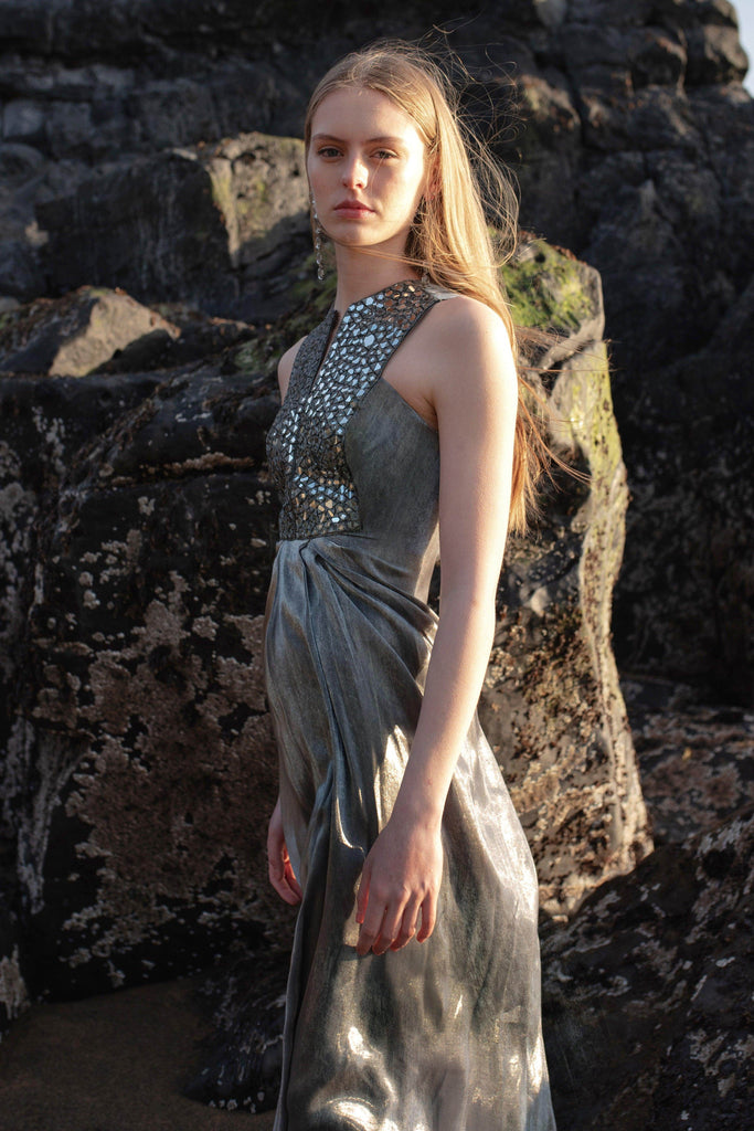 LAMÉ MIRROR MAXI - dash and dot dash and dot