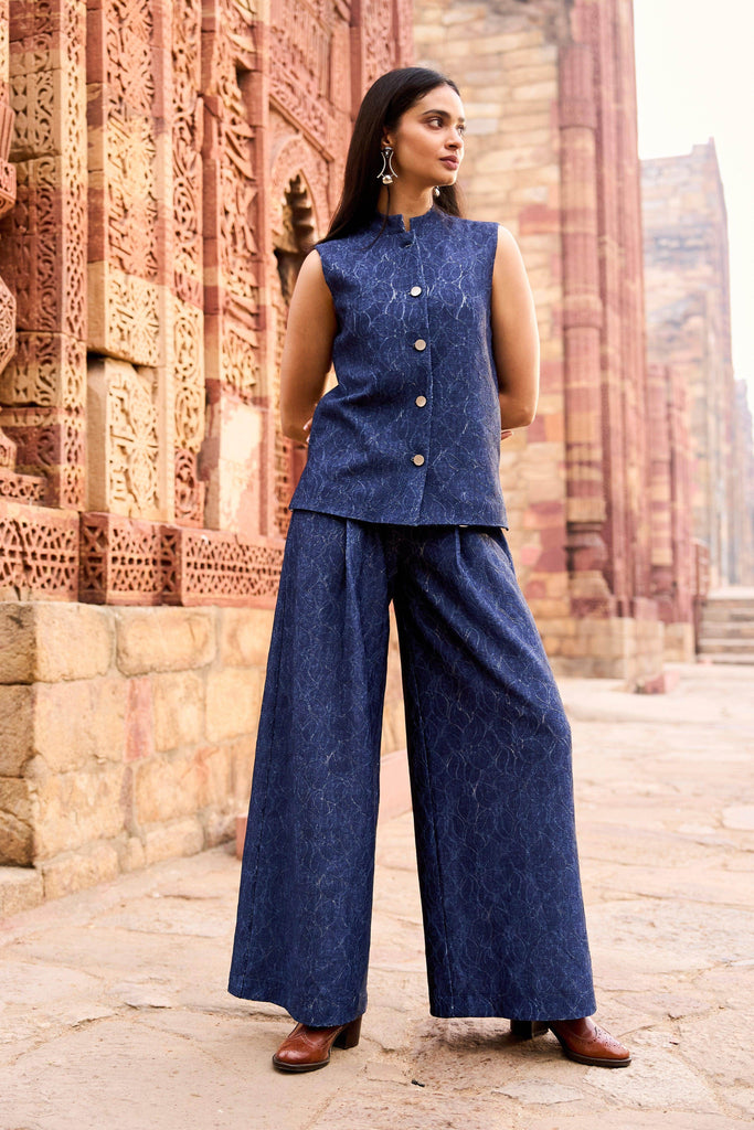 DENIM LACE PANT - dash and dot dash and dot