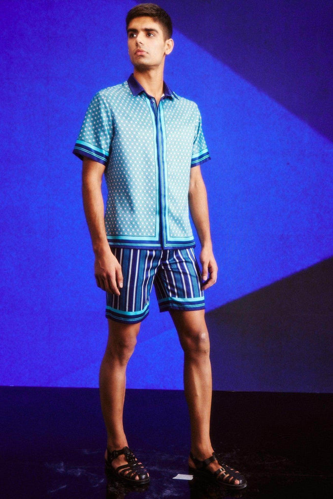 BORDER & STRIPE PRINT SET - dash and dot dash and dot