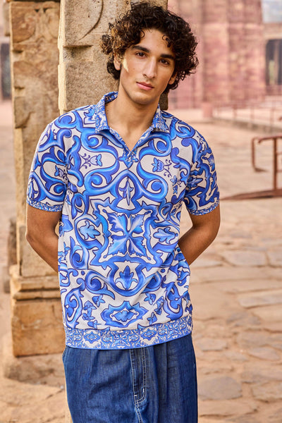 CERAMIC PRINT POLO - dash and dot