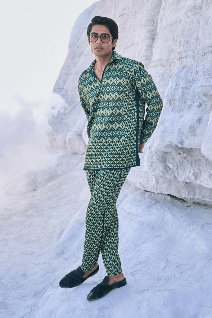 DECO POPOVER PANT - dash and dot dash and dot