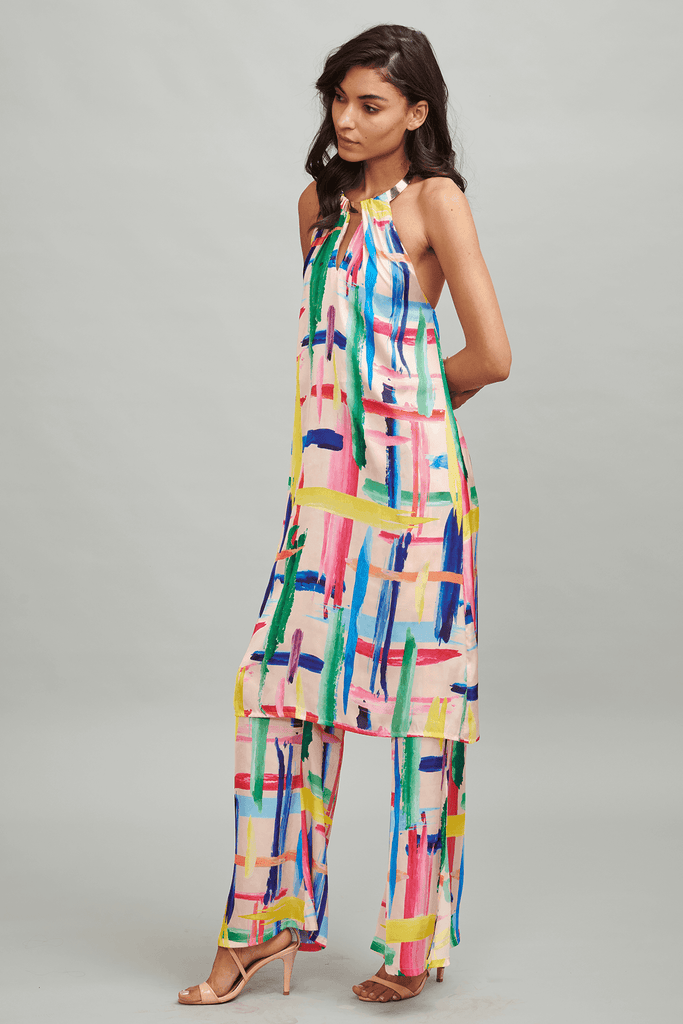 BRUSH STROKE CHOKER TOP - dash and dot dash and dot