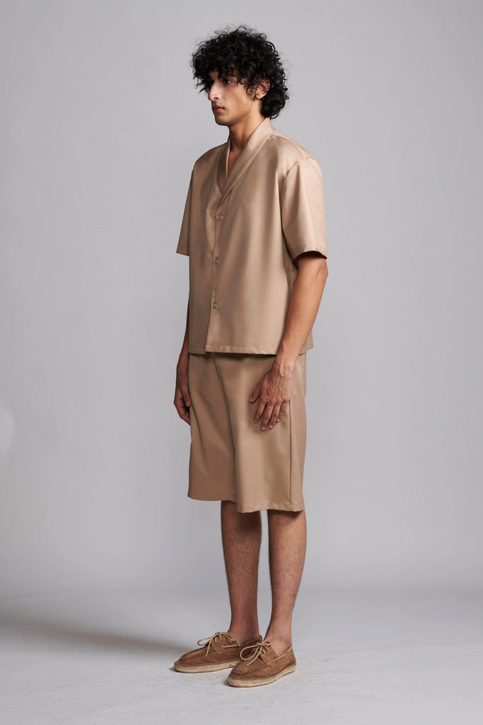 KHAKI SET - dash and dot dash and dot