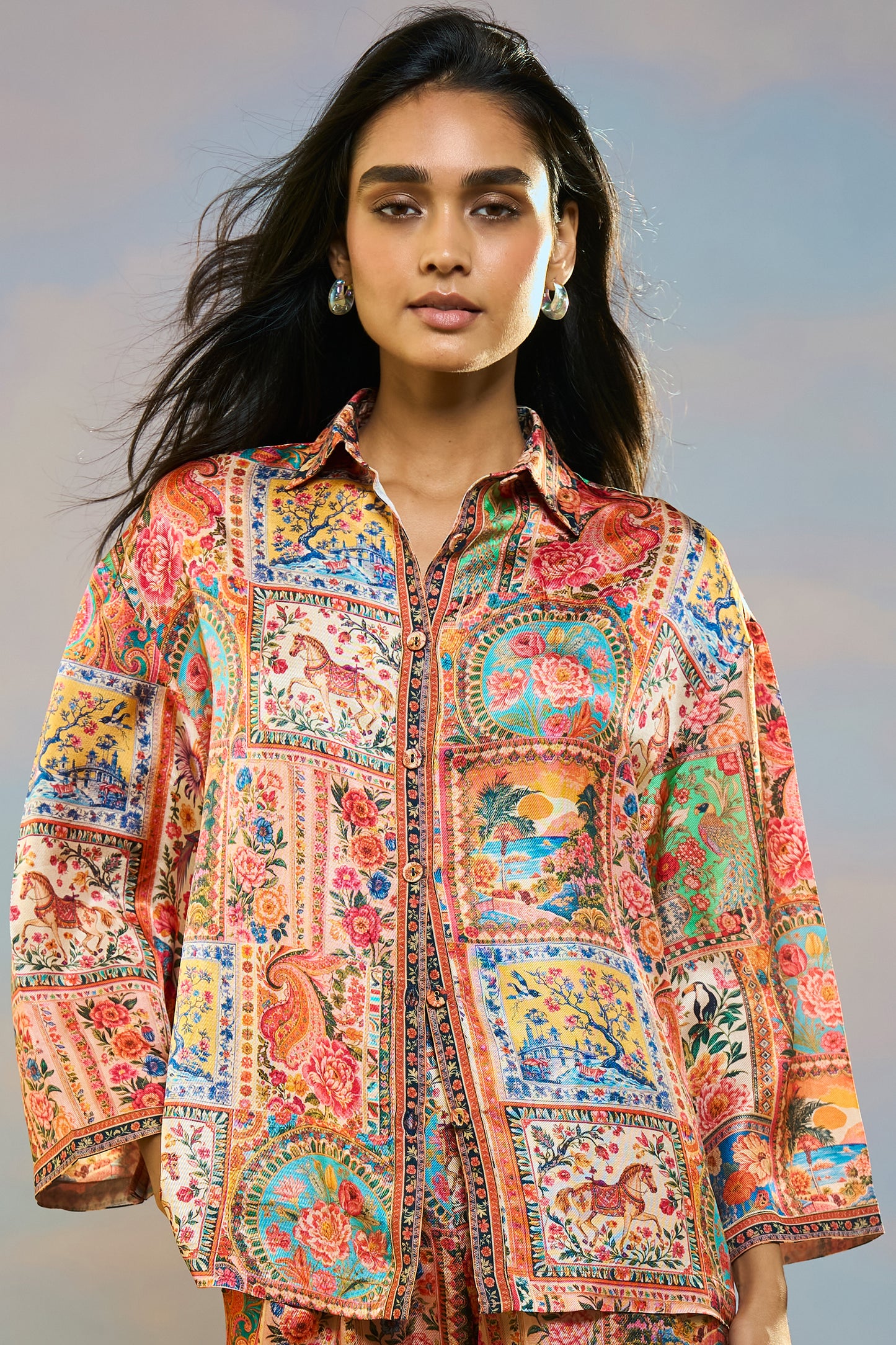 ORNAMENTAL PRINT SHIRT