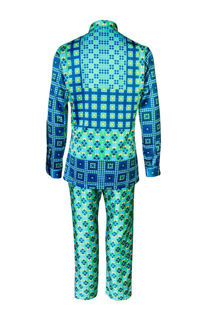 TILE PRINT SET - dash and dot dash and dot