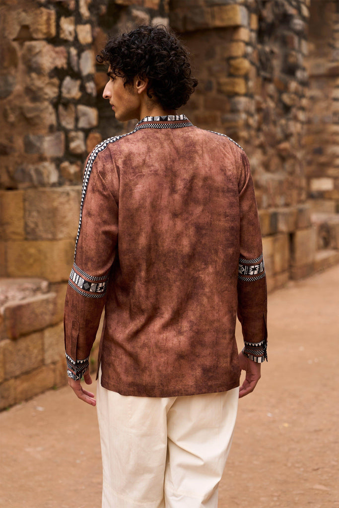 TRIBAL BORDER SHIRT - dash and dot dash and dot