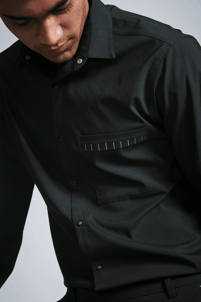 BLACK STAPLE CO-ORD SET - dash and dot dash and dot