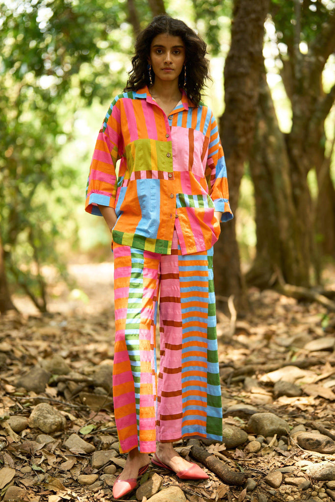 IRREGULAR STRIPE PANT - dash and dot dash and dot