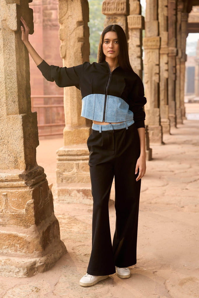 DENIM WAIST JOGGER - dash and dot dash and dot