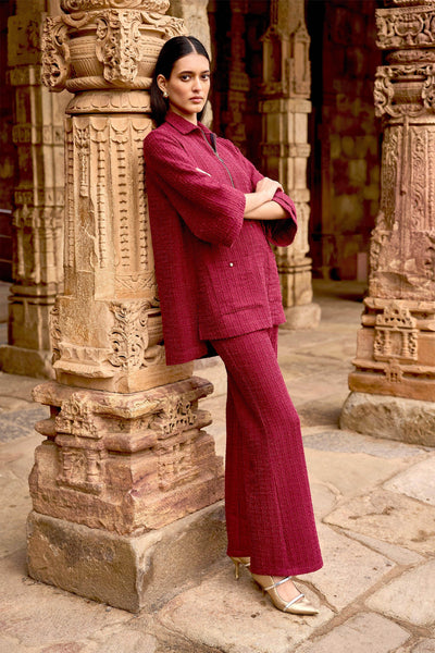 TEXTURED KNIT PANT - dash and dot