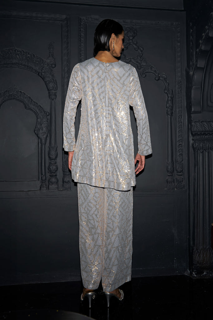 PASTEL SEQUIN EMBROIDERED TOP dash and dot