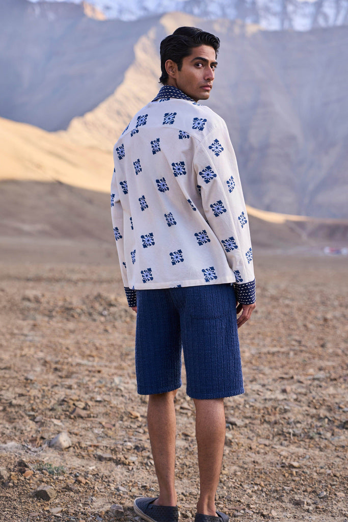 TEXTURED KNIT SHORTS - dash and dot dash and dot