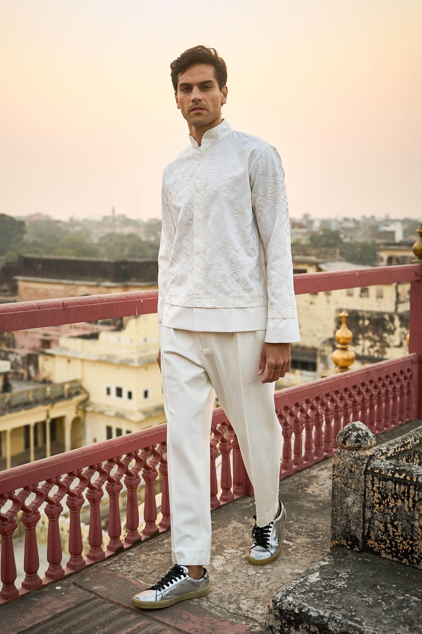 CORD EMBROIDERED SHIRT - dash and dot