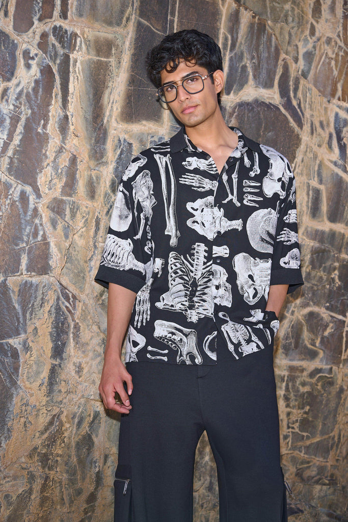 BONES SHIRT - dash and dot dash and dot