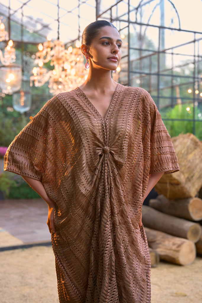 TEXTURED LACE KAFTAN dash and dot