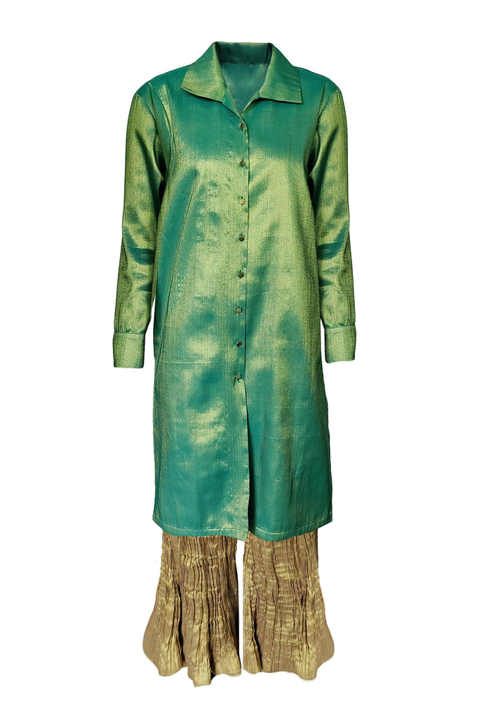 LONGLINE TOP & CRUSHED PANT SET - dash and dot dash and dot