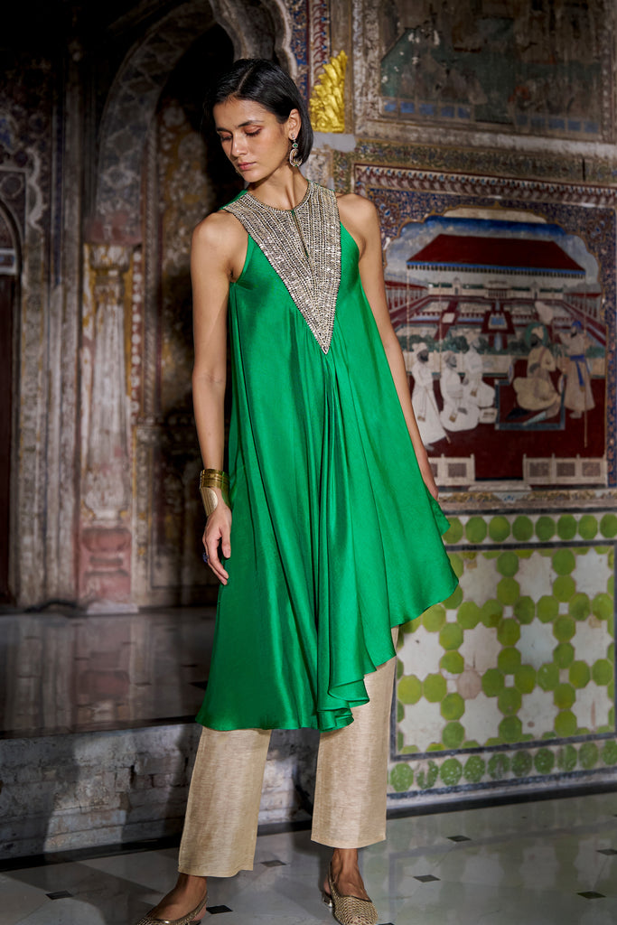 GOTA LONGLINE TOP & LINEN PANT dash and dot