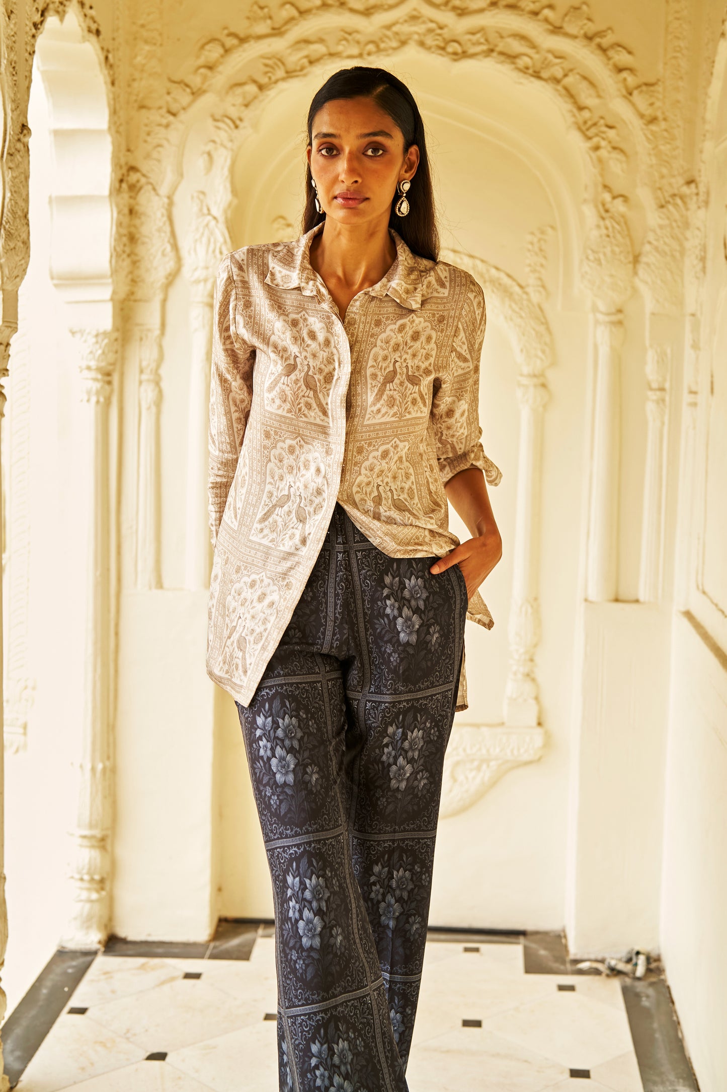 MUGHAL PRINT PANT SET