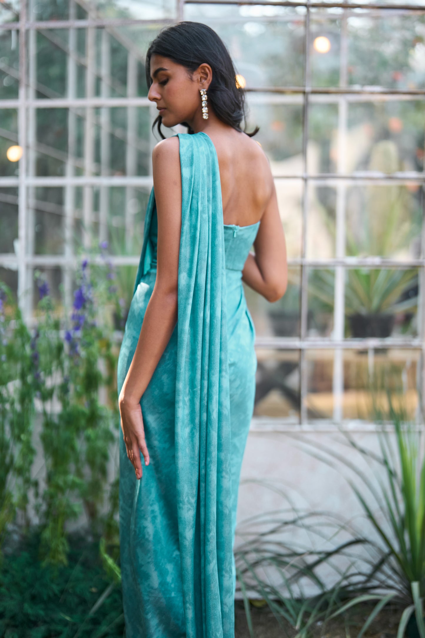 SARI DRAPE GOWN