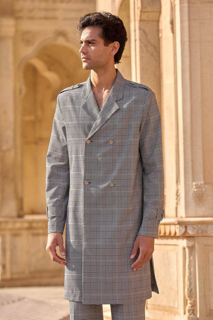 LONGLINE TRENCH PANT SET - dash and dot dash and dot