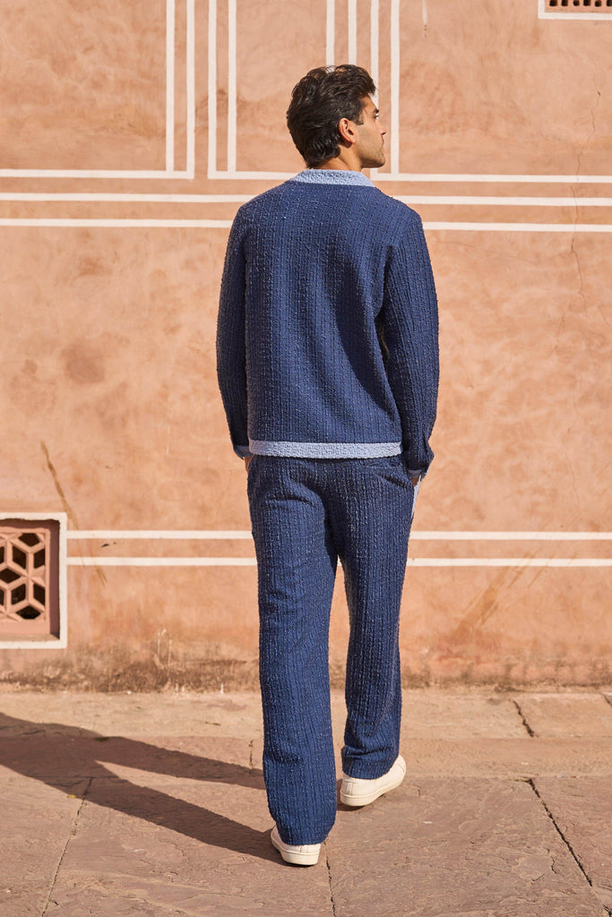 Y NECK KNIT SHIRT - dash and dot dash and dot