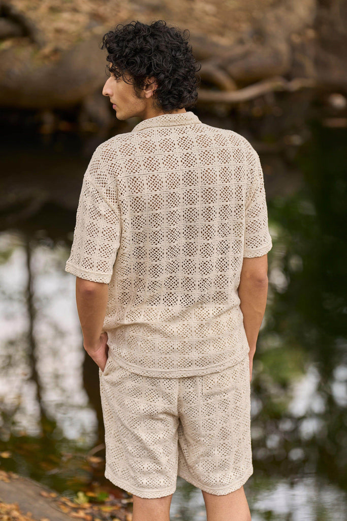 CROCHET SHORTS SET - dash and dot dash and dot