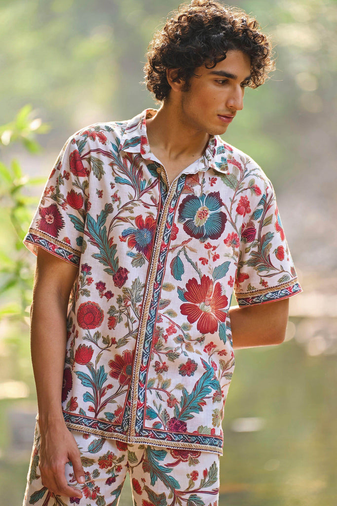 SUMMER BORDER SHORTS SET - dash and dot dash and dot