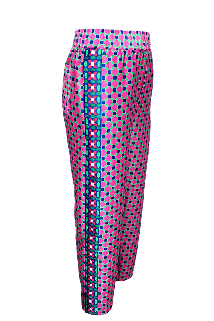 MOROCCAN TILE PRINTED PANT - dash and dot dash and dot