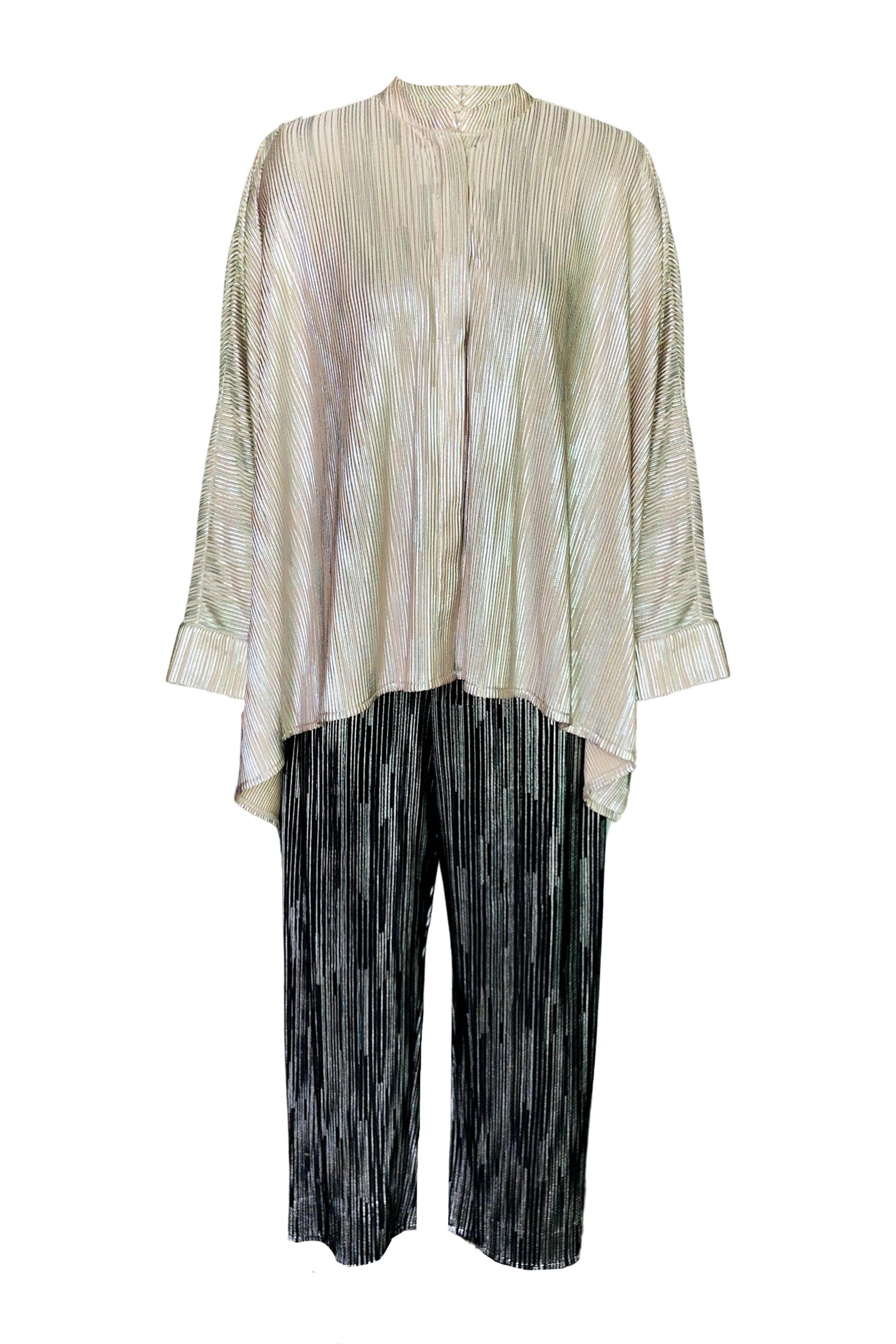 BOXY FOIL PLEATED SET - dash and dot