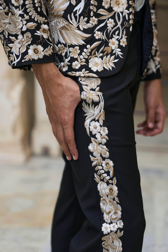 EMBROIDERED JACKET, SHIRT AND PANT - dash and dot dash and dot