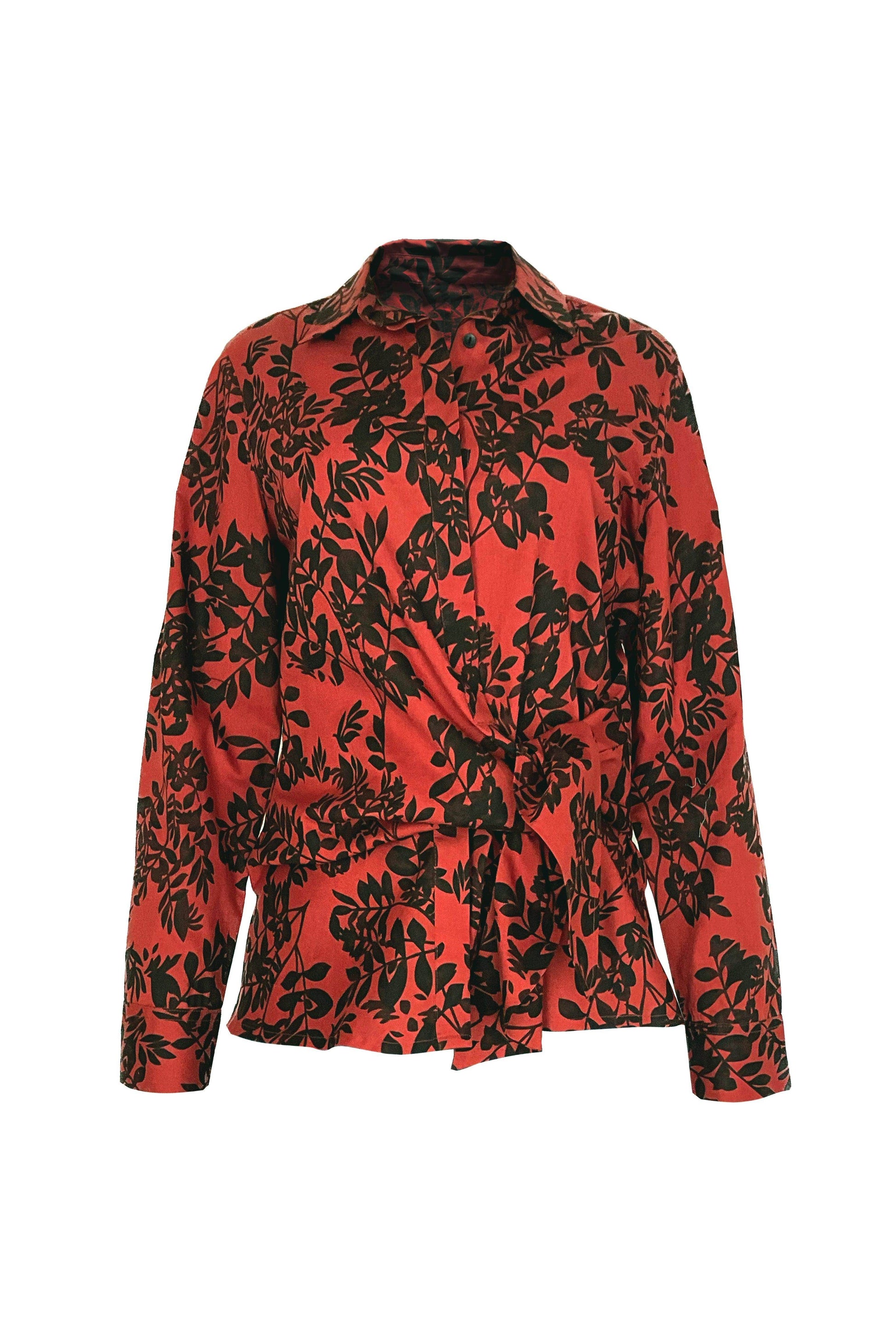 PRINTED SIDE TIE SHIRT - dash and dot