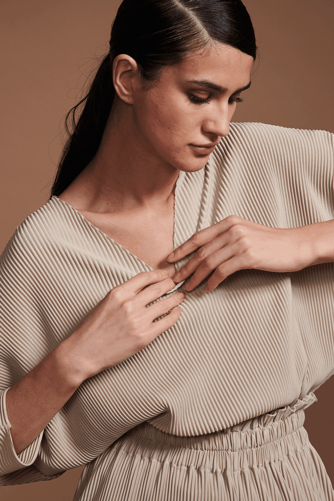 PLEAT DOLMAN SET - dash and dot dash and dot