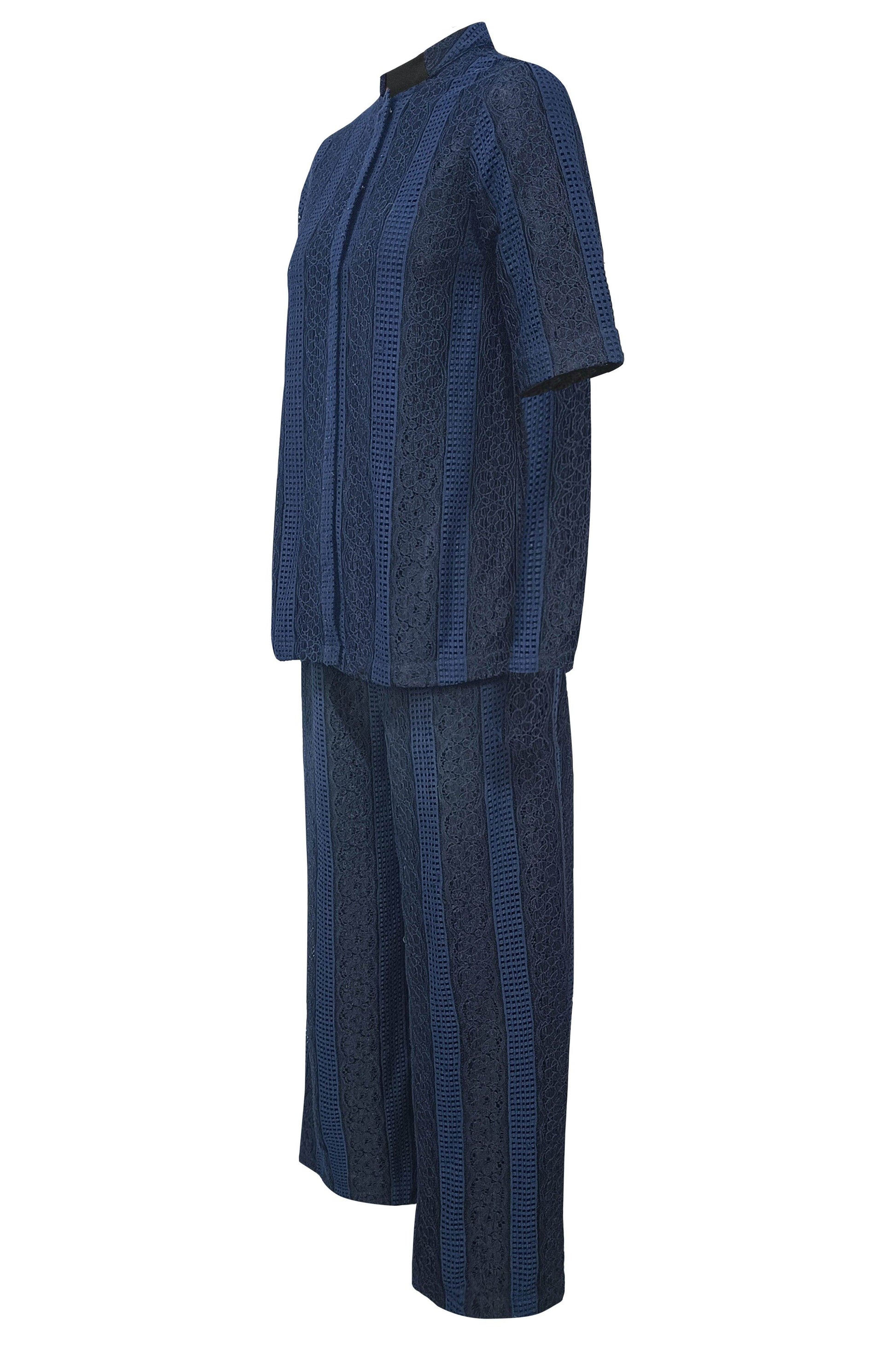 BLUE LACE SET - dash and dot