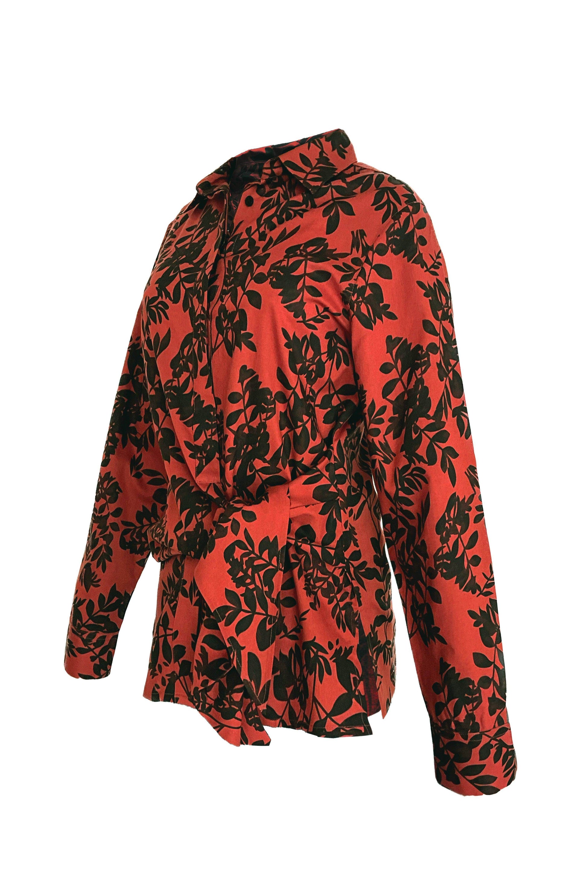 PRINTED SIDE TIE SHIRT - dash and dot