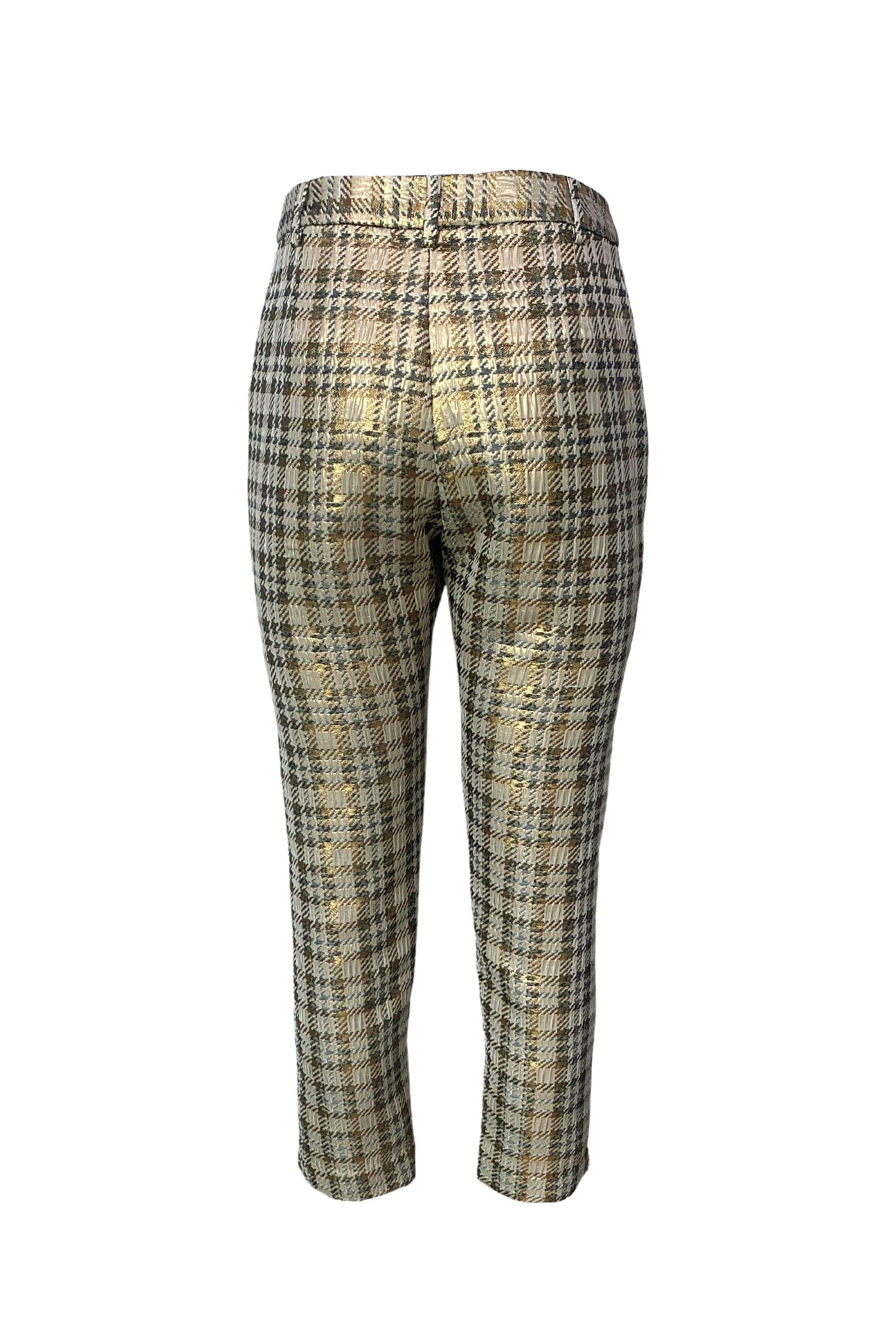 BROCADE HOUNDSTOOTH PANT - dash and dot