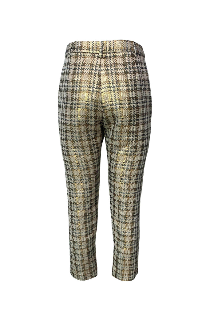 BROCADE HOUNDSTOOTH PANT - dash and dot dash and dot