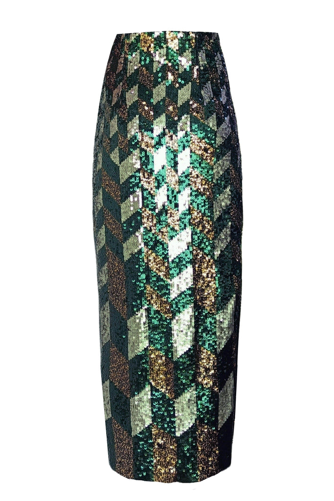 JEWEL TONE SEQUIN SKIRT - dash and dot dash and dot