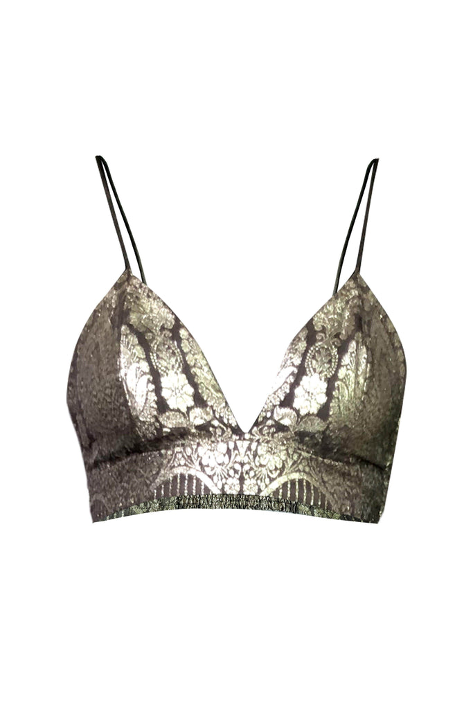 BROCADE CHANDERI BRALETTE - dash and dot dash and dot