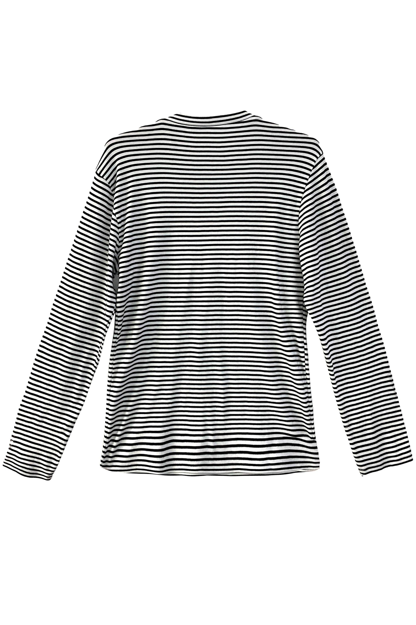 STRIPE SHOULDER ZIP SWEAT - dash and dot