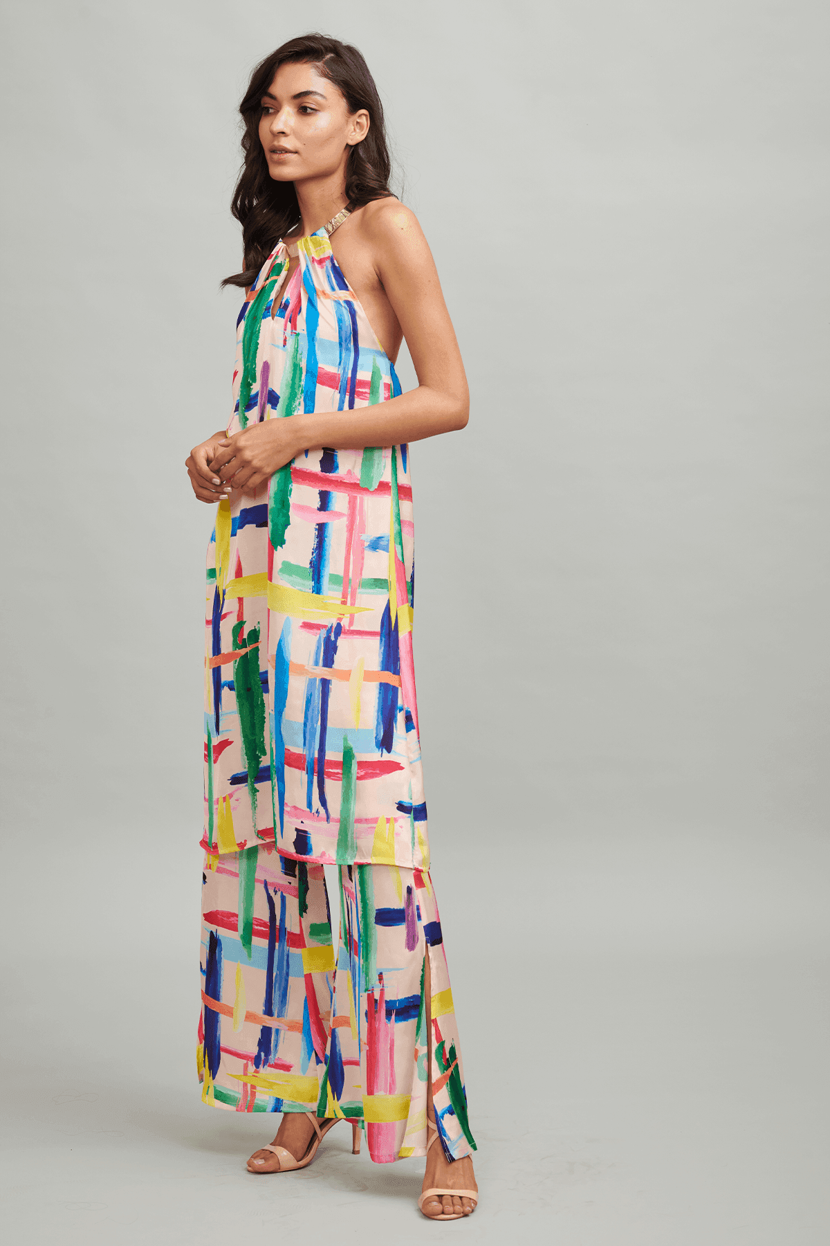 BRUSH STROKE CHOKER TOP - dash and dot