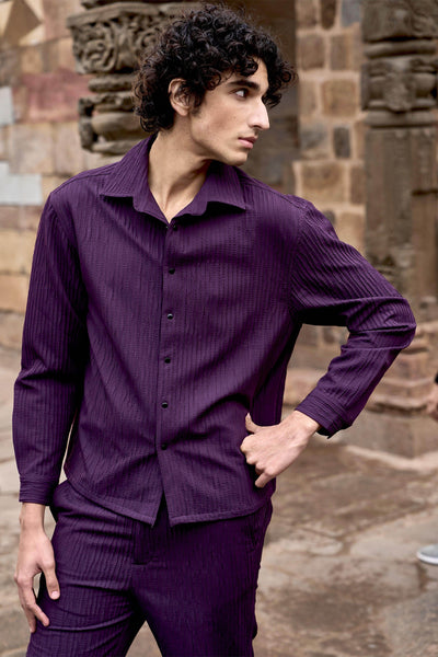 TEXTURED SHIRT - dash and dot