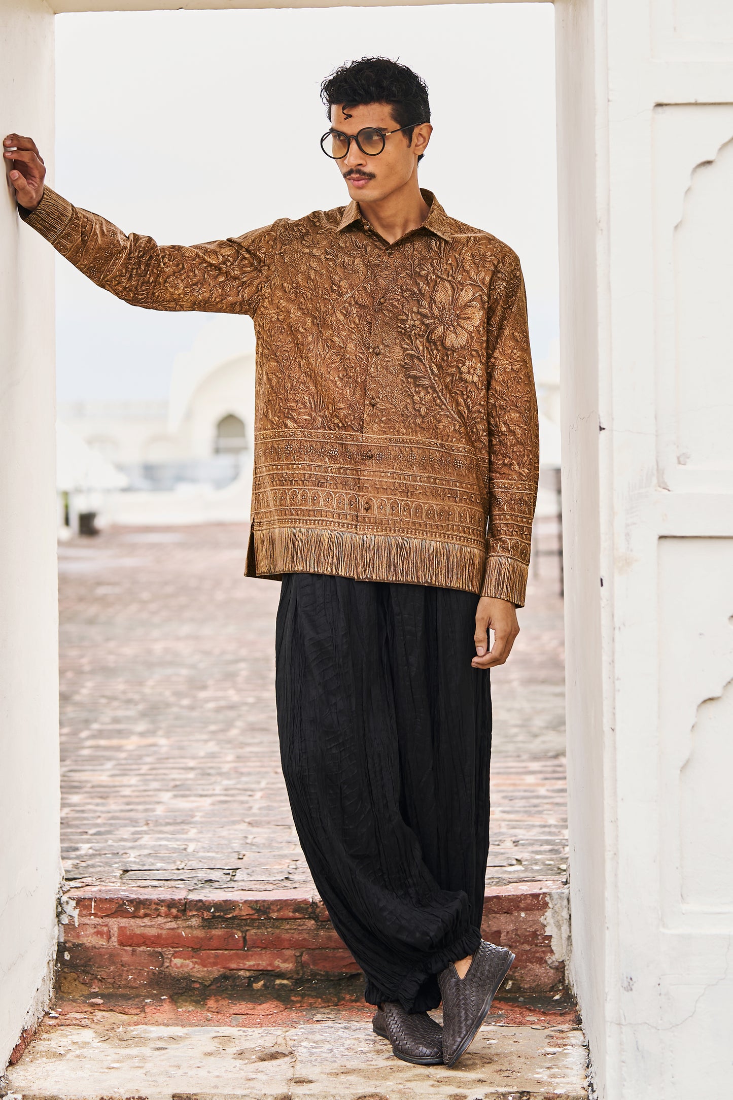 CRUSHED CRINKLED PANT