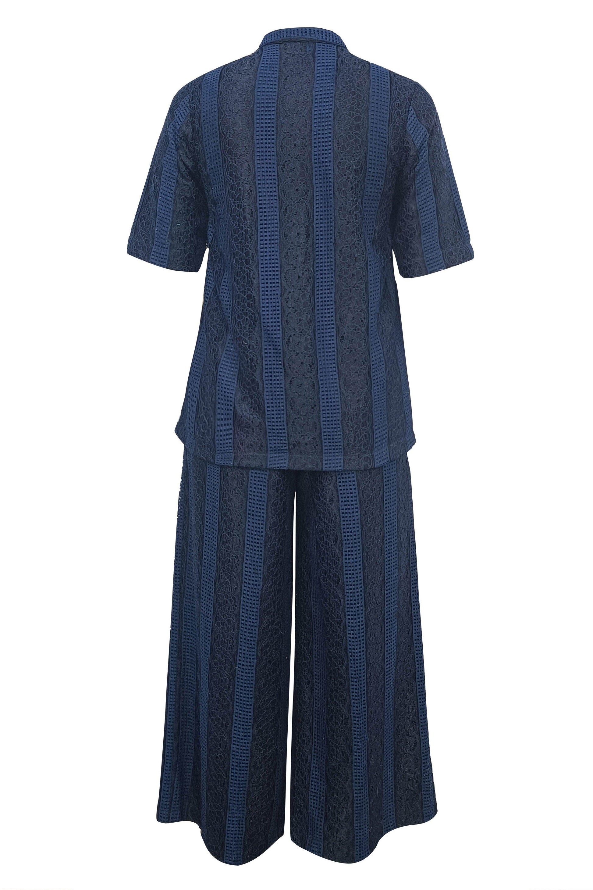 BLUE LACE SET - dash and dot